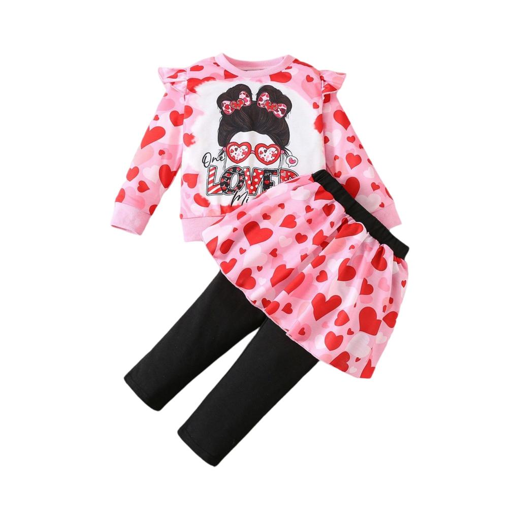 Kids' Long-Sleeve Top Set - Casual, Stylish & Versatile Children's Outfit