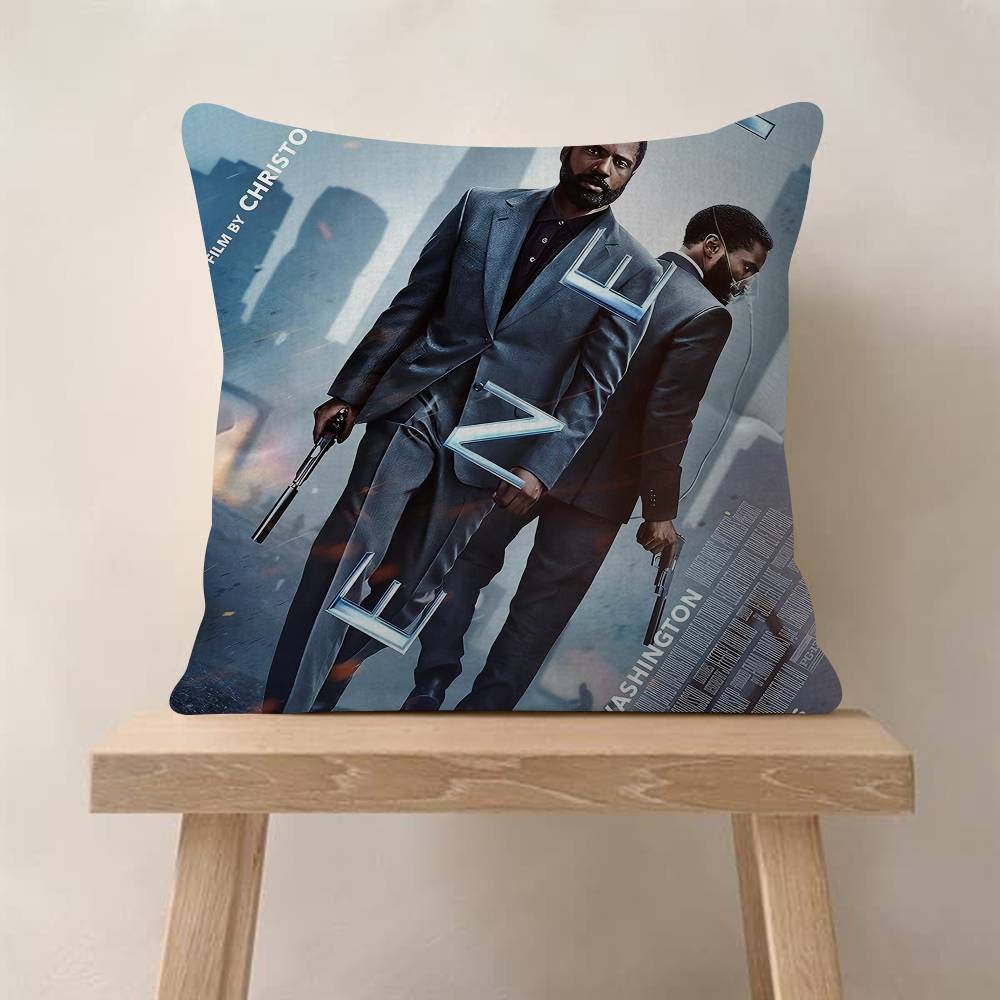Nolan Robert Pattinson Movie Tenet Maple Design Cushion Cover Happy Autumn Harvest Decor Holiday Decorati Pillow Cover