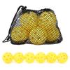 Environmental Protection PE Yellow High Bounce Pickleball Ball Sports Equipment Accessory