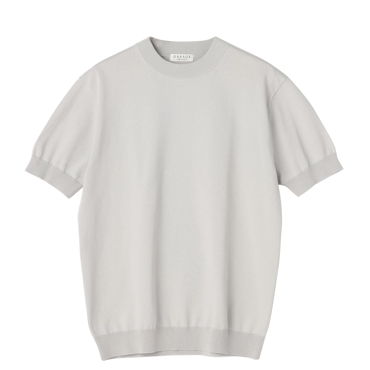

Washable Knit Short High Cotton Blend Super L Gray [Orihika] T-shirt, Sleeve, Gauge, T-Shirt, Bizknit, Cool, Commuting, Business, Men s, (66SUTY531)