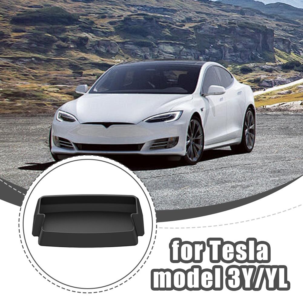 For Tesla Model 3Y/YL Central Armrest Storage Box Silicone Convenience Fit Box Storage Box Perfect Handrail Box Bag Armrest W9G1