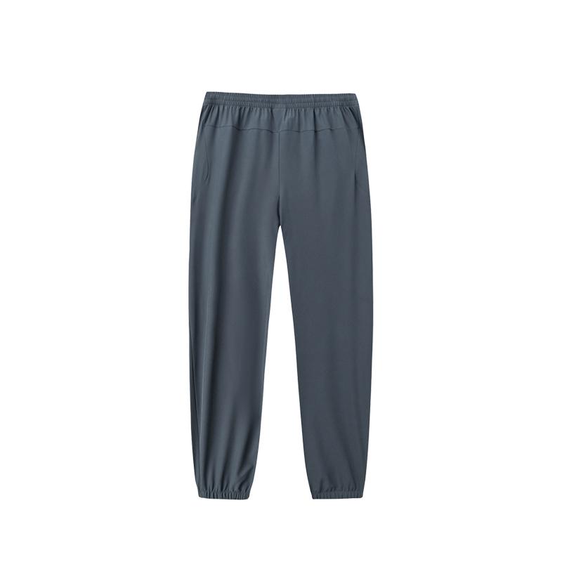 Anta Mens Woven Sports Long Pants Summer 2026 X Casual Pants Men Bottoms Gray 952627523-3