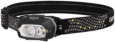 OVA VA-05D LED Headlamp, Compact and Lightweight (81g), 300 Lumens, Waterproof, AAA Battery Operated, Oval Beam