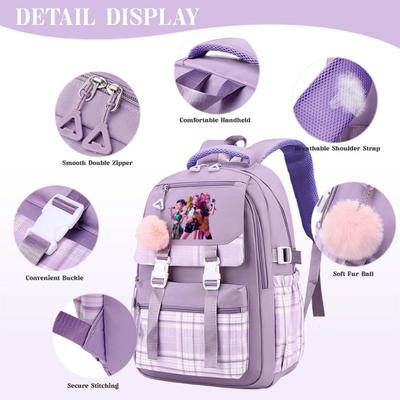 Damen Mode Rucksack Jäger Print Schulrucksack Große Kapazität Reiserucksack mit mehreren Fächern für Mädchen Street Daily Outings Verwendung