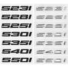 3D ABS Car Trunk Letters Logo Decals Badge Emblem Sticker For BMW 5 Series 520i 525i 528i 530i 535i 540i E39 E60 E61 F07 F10 F11 Tv2