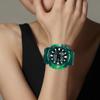 Casio G-Shock Serie Gezeitenmondphase Stoßfest, Antimagnetisch und Wasserdichtes Uhrwerk Gelee Durchscheinend Grün Quarzwerk Harz GAX-100MSA-3A
