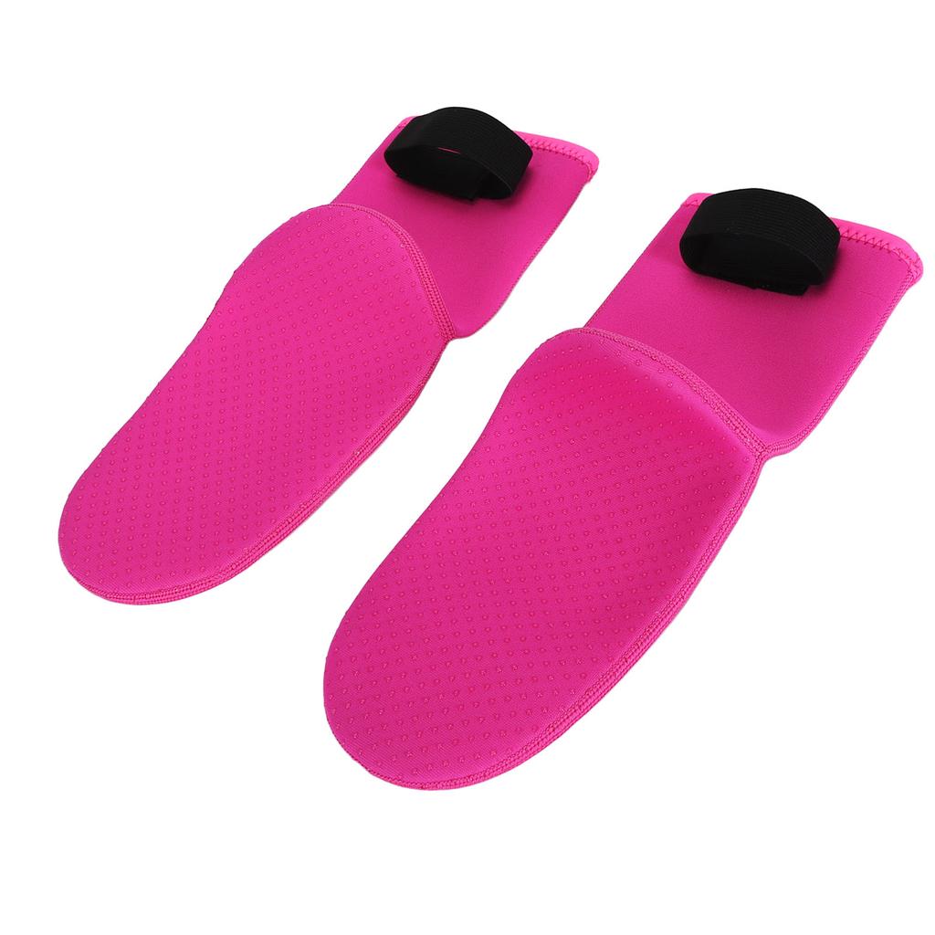 3mm Diving Socks Anti Slip Wear Resistant Comfortable Thermal Beach Long Water Socks Wetsuit for Swimming Rose Red S