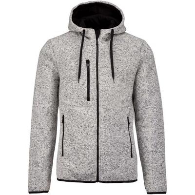 Mens Heather Hooded Jacket