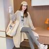 Women's Autumn Winter Retro Loose Wool Cardigan Coat