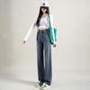 Baggy Jeans Women Casual Wide Leg Pants High Waist Loose Straight Floor Denim Pants Blue Jeans Vintage Clothes Spring and Summer