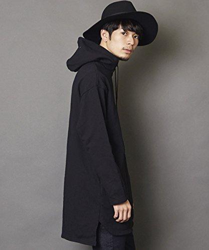Unrelaxing UR-96 Oversized Pullover Hoodie, Size S, Black, UR-96_BK01S001