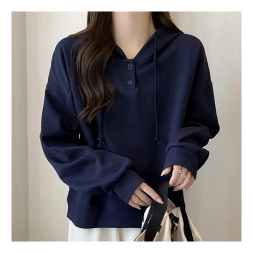 Navava Men Solid Long Sleeve Hoodie Sweatshirt Nt1370