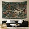 Phoenix Unicorn Series Retro Ethnic Style Tapestry Nordic INS Wall Art Hanging Cloth for Living Room Bedroom Headboard