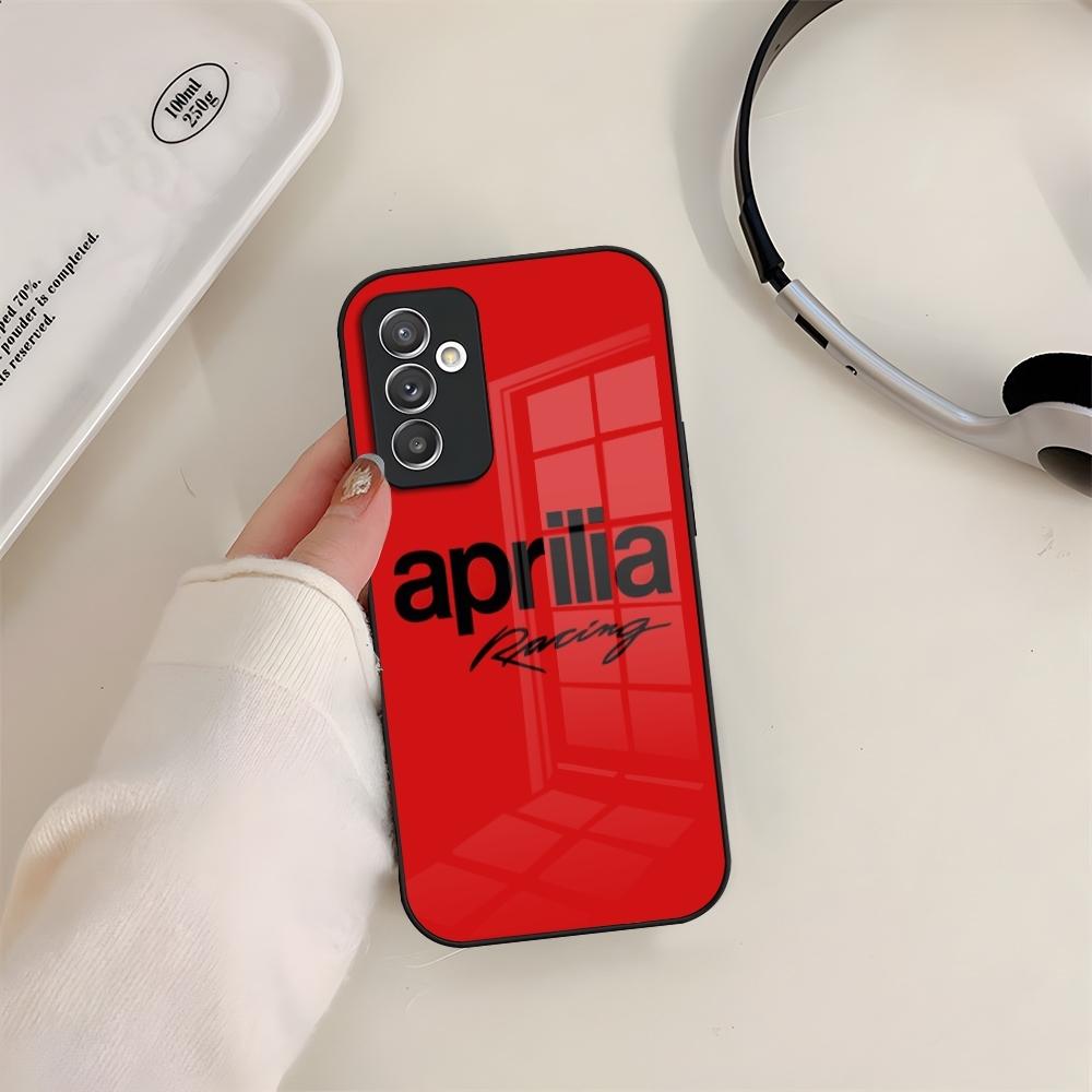 Cool A-Aprilias Racing Phone Case Glass For Samsung S24 S26 S23 S20 S25 S21 S22 Ultra Fe Plus A05 A06 A16 A26 A36 A56 Coque