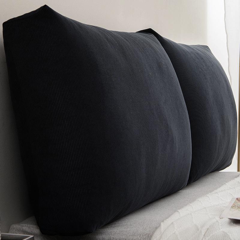 

2025 Corduroy Bed Headboard Cushion with Lumbar Support for Tatami and Bay Window 60x58x18cm Single