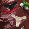 Seamless Lace Panties Sexy and Hot Low-rise Hip-lifting Thong Panties Women's Hollowed-out Underwear