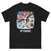 Wyoming Ski Or Die Eagle USA America Skiing Skier T-Shirt Shirt