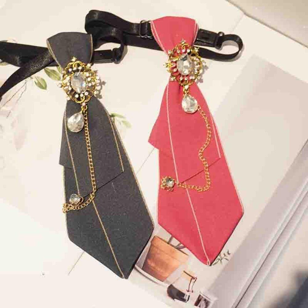Choker Bow Tie Geometric Pre-tied Tie Fashion Zinc Zinc Alloy Rhinestone Necktie Cool Girls / Boys