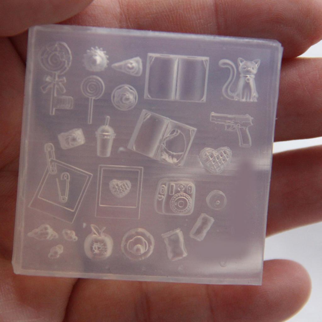 Realistic Design Silicone Nail Art Accessories Mold For DIY Craft Jewelry Making Safe Easy Use Nail Charm Mold