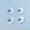 For Audi  A34Pcs For Audi A1 A3 A4 A5 A6 A7 Q3 Q5 Q7 RS3 RS4 RS5 S3 S4 56mm Car Wheel Hub Cap Center Sticker Emblem Badge Decal Accessories