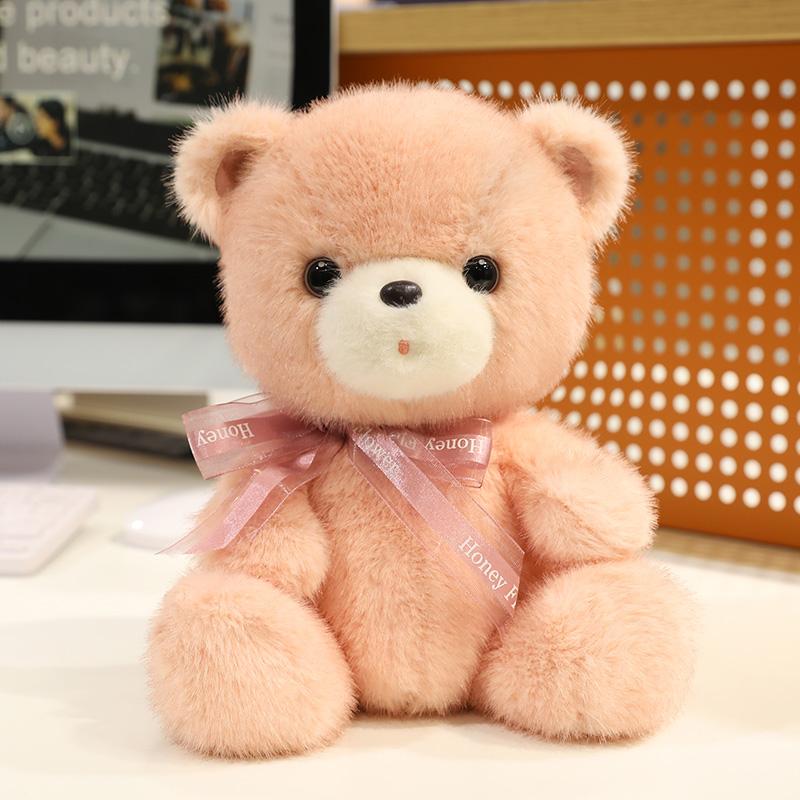 23/35CM Lovely Classic Teddy Bear Plush Toys Kawaii Mini Bear Plushie Pillow Stuffed Soft Dolls for Kids Girls Lover Gifts