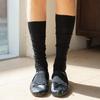 [hiig] No.039 Black Silket Knee-socks
