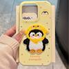 Embroidery Penguin Apple 11ProMax Mobile Phone Case iPhone11Pro New 11 Women's 11 Soft  11 Leather Pattern XR