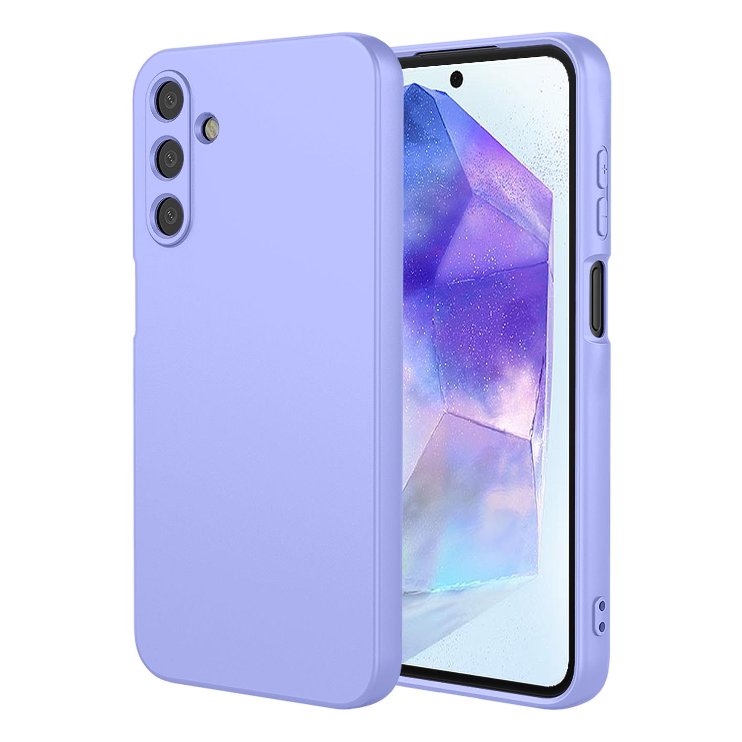 

Гибкий жидкий силиконовый чехол для Samsung Galaxy S24 Ultra S23 FE S22 Plus 5G 4G защитный чехол бампер Fundas Coque Shell Capa Galaxy S23 FE фиолетовый