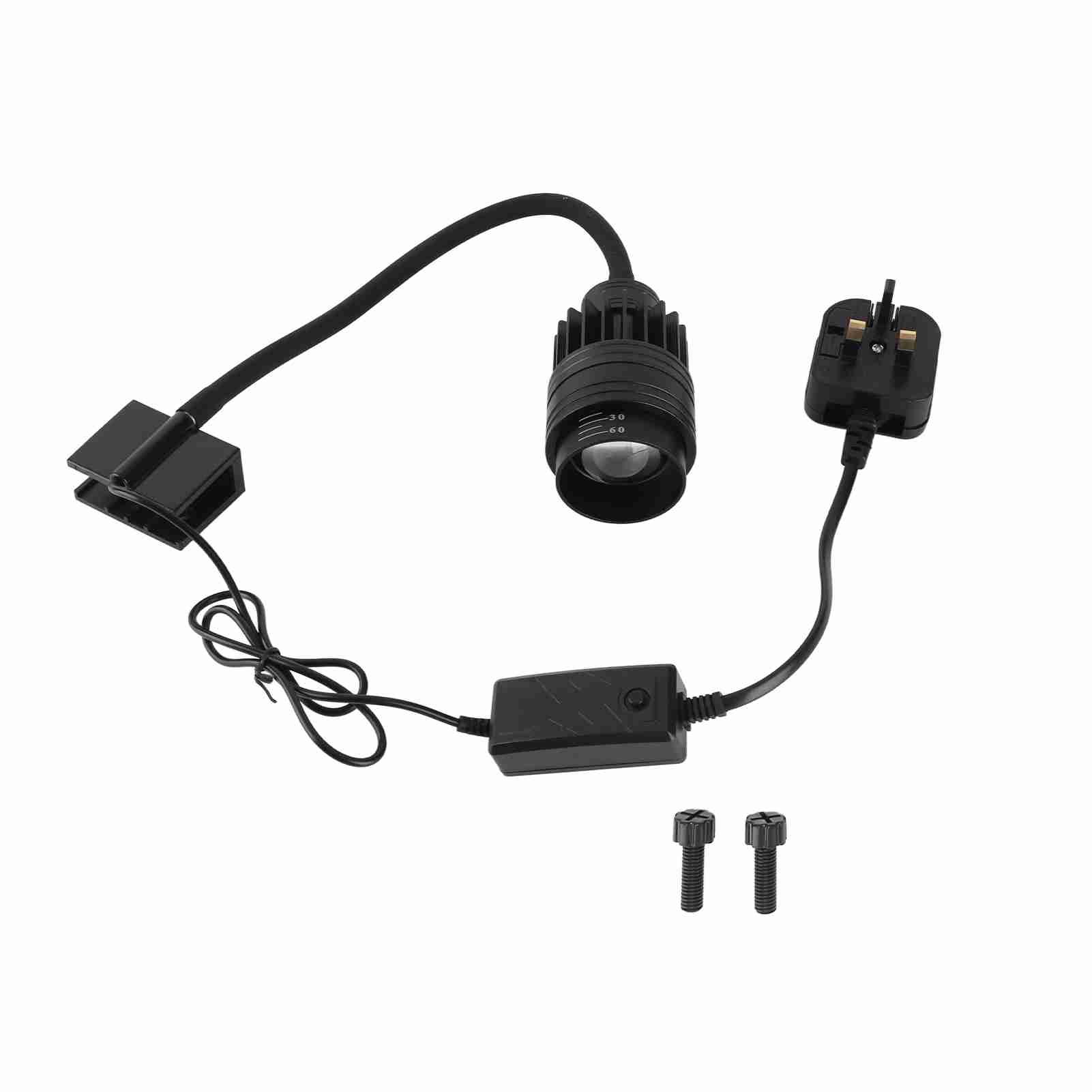 

LED Aquarium Spotlight Heat Dissipation Rotation Adjustment 3 Colors Adjustable Focal Length Fish