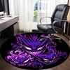 1pc Evil Spirit Office Round Area Rug, Under Office Chairs Bedroom Living Room Home Decor, Room Deco
