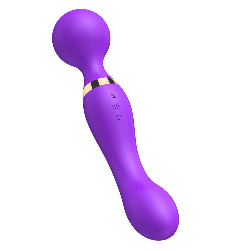 Powerful Double AV Massager Vibrator Female Magic Wand G-Spot Dildo Clitoris Nipple Stimulator for Women Sex Toys Couple Adults