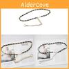 Fashion Chain Belt For Women With Aluminum Links And Hook Closure For Outdoor Use