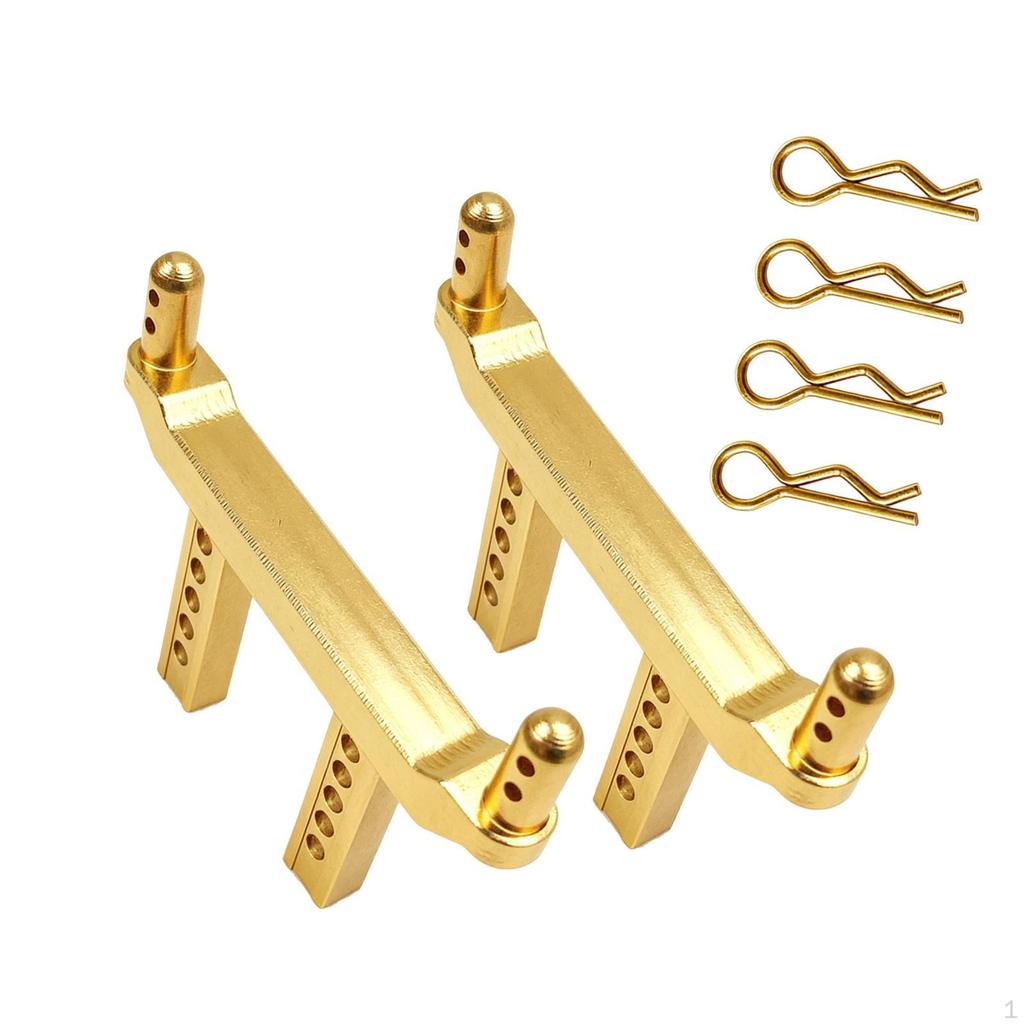 2 High-Performance Front And Rear Body Mounts for RC Car 16102 (1:16 Scale) - DIY Assembly Parts
