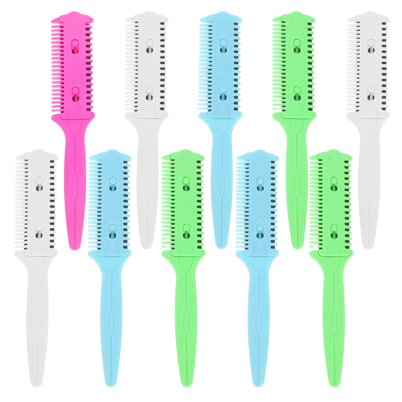 

Frcolor Набор машинок для стрижки волос Парикмахерская бритва Стрижка Двусторонняя бритва для стрижки волос Волосы Двусторонняя бритва для стрижки Расческа Расческа, 10, Расческа, Расческа, Ножницы, Расческа,