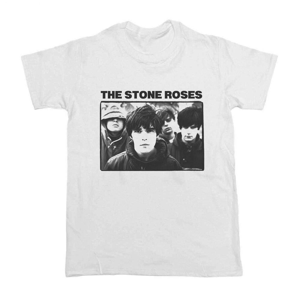 The Stone Roses band Men T-shirt White Unisex All Sizes S-5Xl  MI094 Unisex T-Shirt S