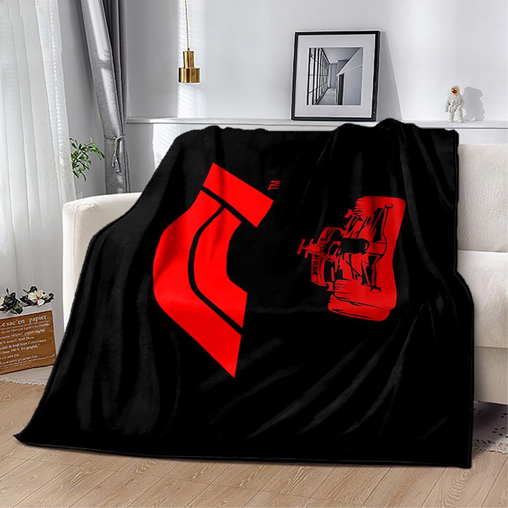 Coperta in Flanella Formula 1 Icona di Velocità - Morbida e Adatta per Divani, Letti, Uffici, Viaggi, Tutte le Stagioni, Ottimo Regalo per Feste e Compleanni.