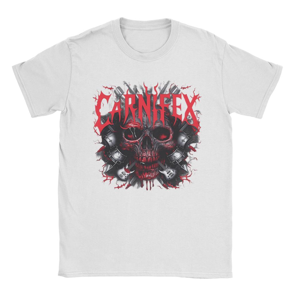 Unisexs Carnifex Band T Shirt  Pure Cotton Clothing Cool Short Sleeve O Neck Tee Shirt New Arrival TShirt