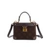 A Niche Velvet Embossed Box Bag for Autumn and Winter, A High-end Handheld Small Square Bag