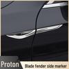 Proton X70/X50 Stainless Steel Exterior Fender Emblem Sticker