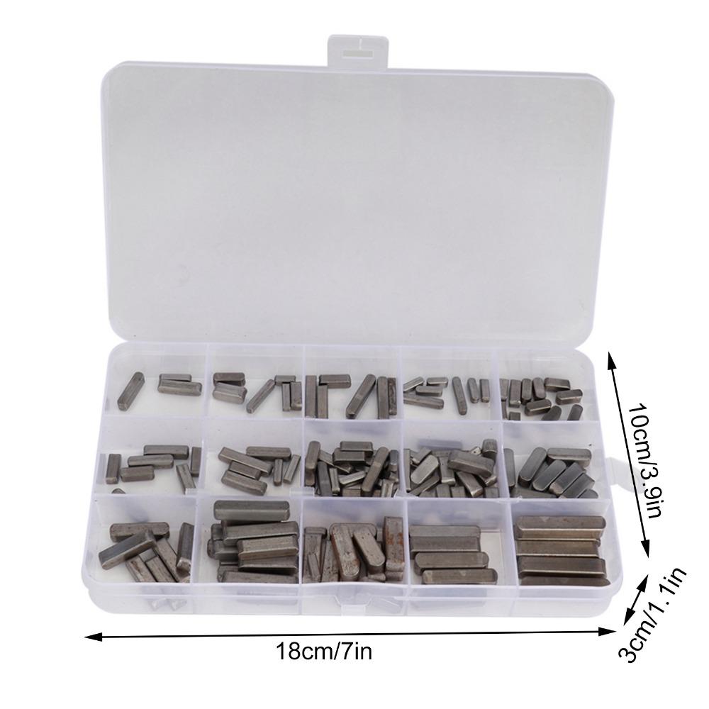 140ks 12mm 16mm 20mm 25mm Paralelní hřídelový klíč Kulatý konec Ocelový materiál Kulatý klín Klíčový materiál