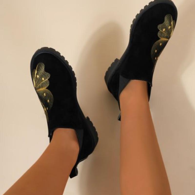 Fashion Women Confortable Spring Shoes On Sale 2024 Sleeve Autumn Round Toe Suede Solid Middle Tube Chunky Heels Large Size Naked Boots