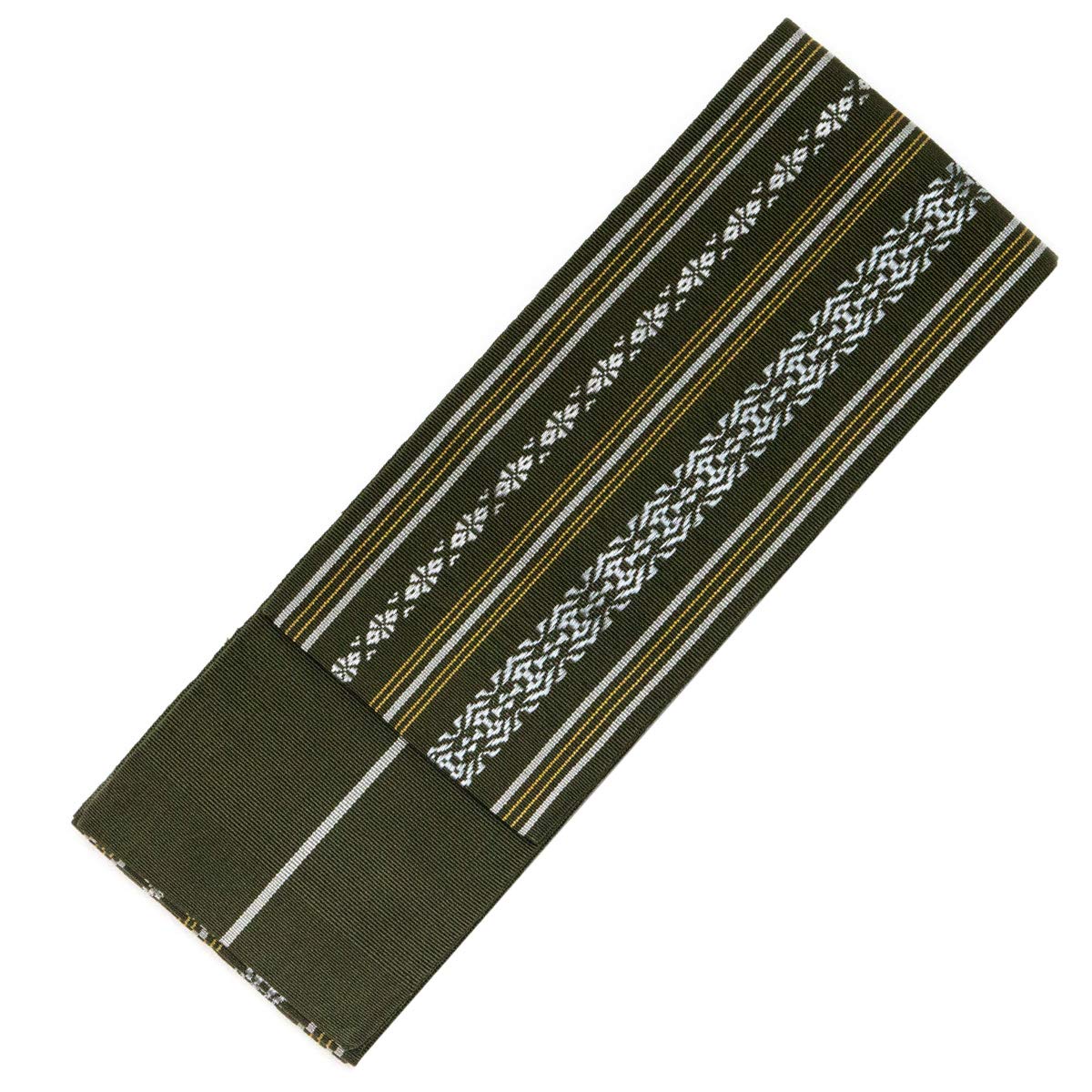 

Made in pure silk square authentic Chikuzen gift how to tie the shellfish instructions included Willow color [KYOETSU] Japan, obi, Hakataori, pattern,