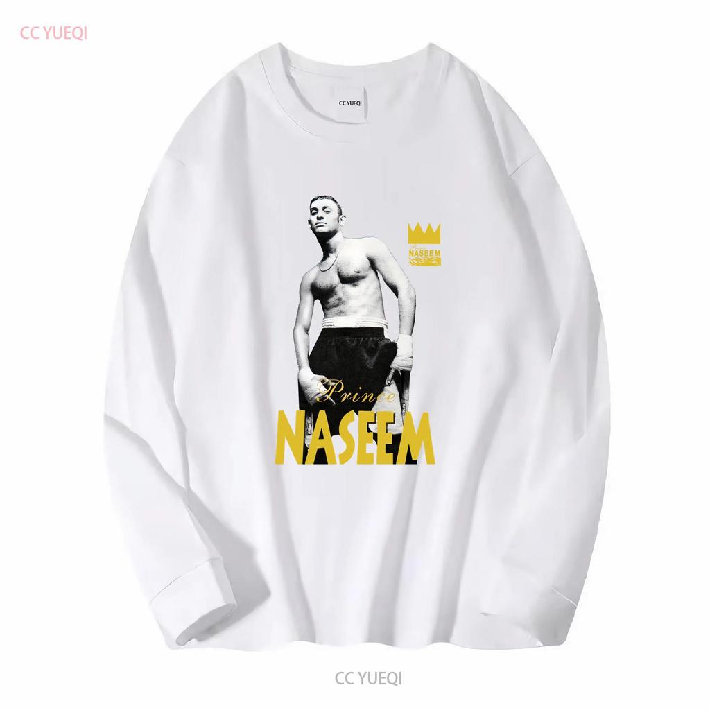 T-shirt da boxe vintage anni '90 Naseem Hamed No mv2627 vintage Lavata Alla moda uomo Casual Leggermente Unisex grafica Traspirante