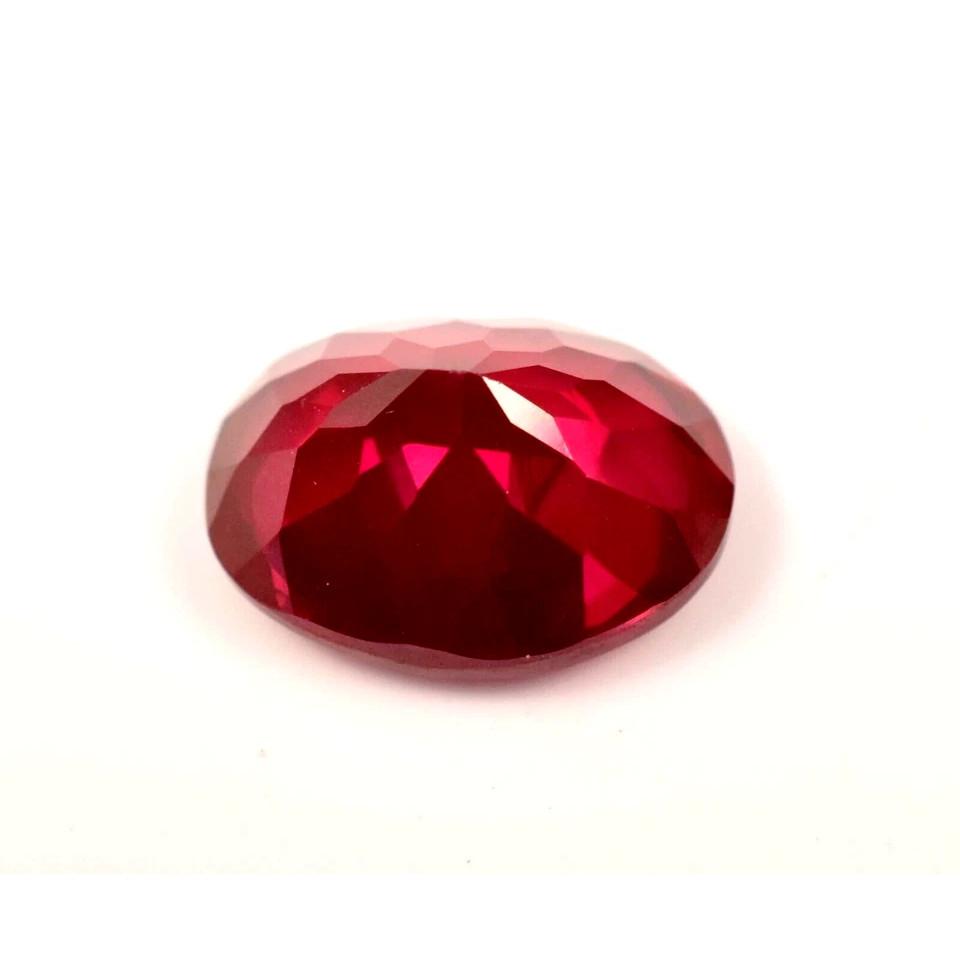 Natural Red Ruby Loose Gemstone 8.35 Ct Oval Cut Mozambique for Jewelry Making and Gem Collections