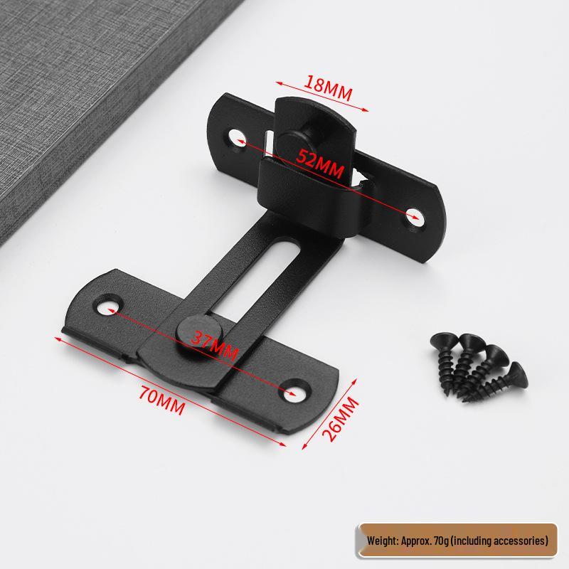 90° Stainless Steel Anti-Theft Door Latch for Barn & Pet Cage