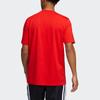 Adidas X Lego Co-Branded Dame Fun Brick Print Basketball Short Sleeve T-Shirt Men Tops Red HA7056