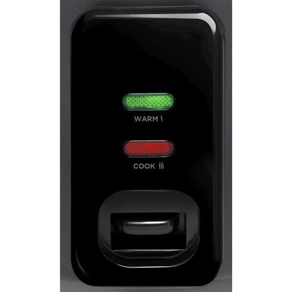 Cuiseur à riz - black &amp; decker - multifonctions - 700w - 1.8l - panier avec couvercle en verre