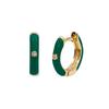CRMYA Copper Gold Plated Earring Set For Women Color CZ Zircon Piercing Clip Hoop Dangle Earrings For Women Jewelry Wholesale