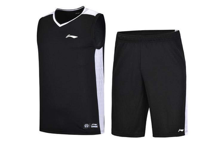 Li Ning Sports Basketball Collection Casual Sportswear Men s Black AATP001-2 L