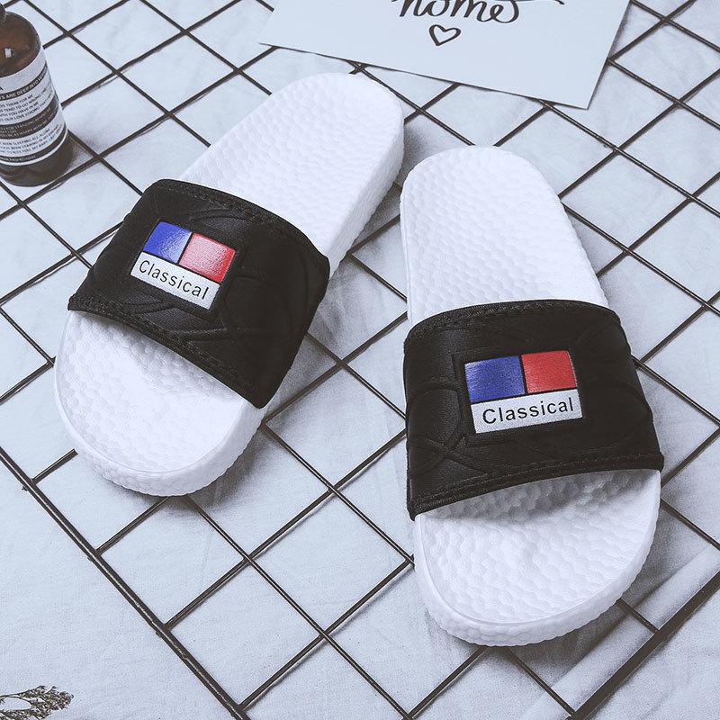 Summer Men's Slippers Beach Shoes Men's Outdoor Fashion Trend Slippers Popcorn Slippers